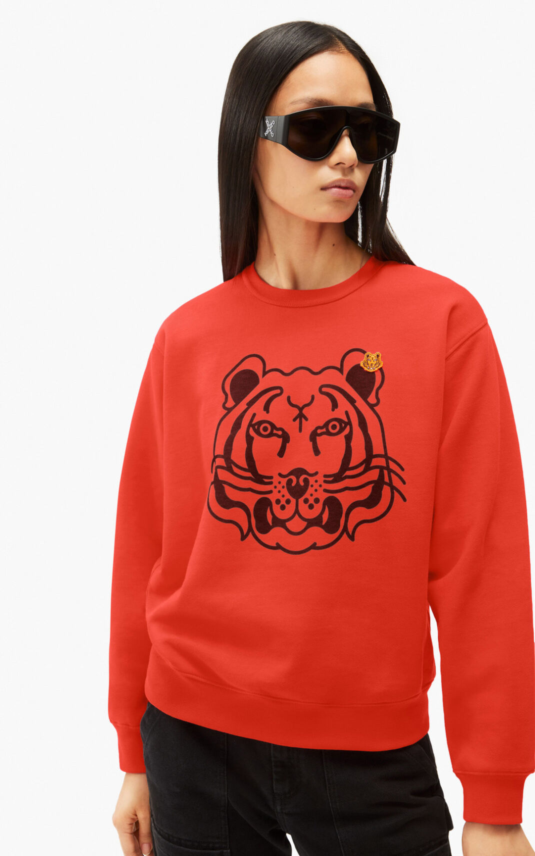 Sudadera Kenzo K Tiger Mujer Rojas - SKU.8267305